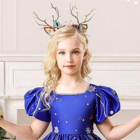 img 3 attached to 👗 HUAANIUE Girls Dress: Christmas Holiday Apparel and Dresses