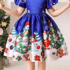 img 2 attached to 👗 HUAANIUE Girls Dress: Christmas Holiday Apparel and Dresses