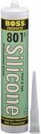 boss 02505wh10 silicone adhesive 10 3 ounce logo