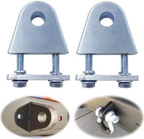 img 4 attached to 🏔️ Mountainpeak Heavy-Duty Shackle Clevis Mount Bracket, Bolt-on/Weld-on, for 1/2'' Shackle