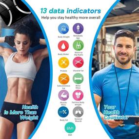 img 3 attached to 📱 Smart Body Fat Scale with BMI & Body Composition Analysis – Bluetooth Digital Bathroom Weight Scale for Weight Loss, App Connectivity for iOS & Android