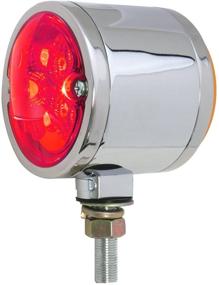 img 2 attached to GG Grand General 78551 Amber/Red Double Faced 16 LED Light With Chrome Die Cast Housing And Amber/Red Lens