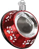 🐶 charming old world christmas dog bowl glass blown ornaments for your festive tree logo