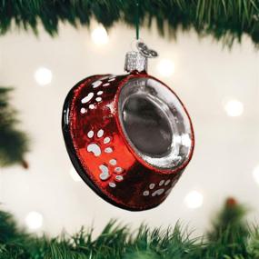 img 3 attached to 🐶 Charming Old World Christmas Dog Bowl Glass Blown Ornaments for Your Festive Tree