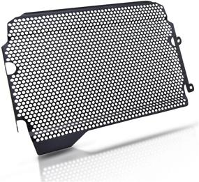 img 1 attached to MT-07 Radiator Grille Guard Protector Cover | 🛡️ Aluminum Alloy | Fits MT07 MT-07 MT 07 2018-2021 (Black)