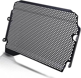 img 4 attached to MT-07 Radiator Grille Guard Protector Cover | 🛡️ Aluminum Alloy | Fits MT07 MT-07 MT 07 2018-2021 (Black)