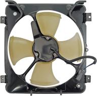 🔧 dorman 620-218 radiator fan assembly: efficient cooling in sleek black design logo