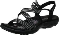 skechers women's cross strap performance sandal logo