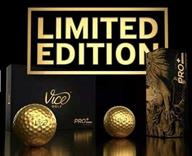 limited vice plus gold golf logo