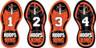 enhance basketball skills with hoopsking basketball footwork training steps and learn to dance - includes bonus dvd for optimal results logo