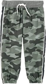 img 2 attached to Стильные и комфортные: спортивные штаны Osh Kosh для мальчиков с классической посадкой и матовым оттенком
