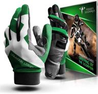 poison scorpion motorcycle gloves for men women outdoor sports full finger green l fit dirt bike motocross mx bmx mtb atv utv mountain bicycle cycling biking riding - touchscreen non slip breathable logo