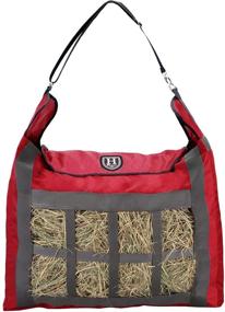 img 3 attached to 🐴 Harrison Howard Heavy Duty Large Capacity Horse Feeding Bag - Premium Durable Slow Feed Hay Bags 1680D Oxford Cloth