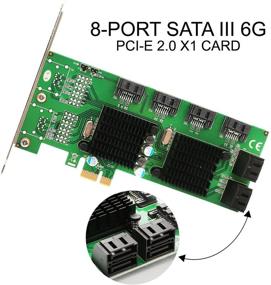 img 3 attached to 🔌 Syba SD-PEX40104: Контроллер с высокой скоростью передачи данных по SATA 6Gbps внутренний, с возможностью расширения до 8 портов