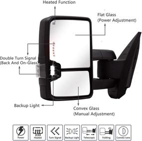 img 3 attached to Towing Mirrors 2007 2013 Silverado Sierra