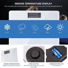 img 3 attached to Digital Body Weight Scale Bath