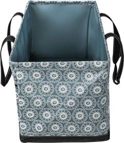 img 2 attached to Stola Extra Large Utility Tote Bag: Wire Frame, Water Resistant & 3 Pockets - The Ultimate Organizational Solution