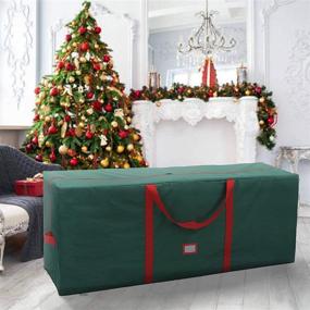img 2 attached to Joiedomi Durable Waterproof Christmas Tree Storage Bag – Fits Disassembled Artificial Trees up to 9 ft, Carry Handles and Zippered Closure Included