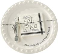 mud pie cookie plate serving tray logo