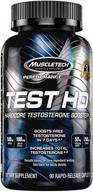 muscletech testosterone booster supplement count logo