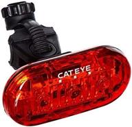 🚴 enhanced visibility and safety: cat eye omni 3 led bike light with convenient mount logo