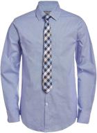 👕 van heusen sleeve dress poplin: stylish boys' clothing for tops, tees & shirts! logo