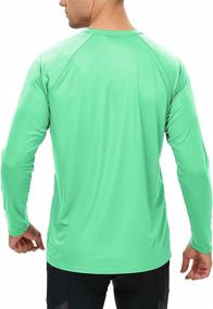 img 3 attached to 👕 Valano Men’s Long Sleeve Shirts - UPF 50+ Sun Protection, Lightweight, Quick Dry - Ideal for Outdoor Hiking, Running, Fishing