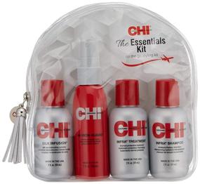 img 3 attached to CHI Infra The Essentials Kit: Complete Hair Care Package 💇 with Infra Shampoo, 44 Iron Guard, Infra Treatment, and Silk Infusion