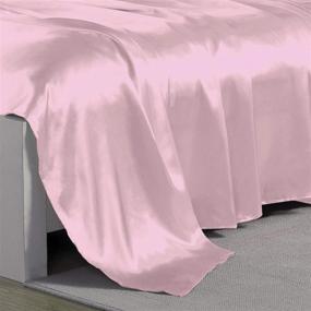 img 1 attached to Belles Whistles Pink Satin Sheet