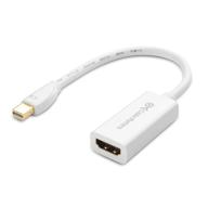 адаптер cable matters mini displayport to hdmi (mini dp to hdmi) в белом цвете - совместимость с портом thunderbolt и thunderbolt 2. логотип