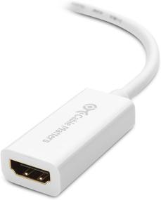 img 1 attached to Адаптер Cable Matters Mini DisplayPort to HDMI (Mini DP to HDMI) в белом цвете - совместимость с портом Thunderbolt и Thunderbolt 2.