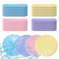 48 pack facial sponges for estheticians - compressed, natural spa face cleansing pads, exfoliating pore cleansing, massage sponges logo