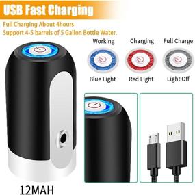 img 2 attached to Charging Automatic Dispenser Rechargeable Batteries Kitchen & Bath Fixtures