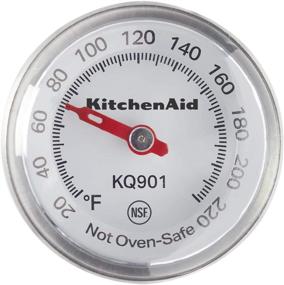 img 3 attached to KitchenAid KQ901 Instant Read Food Thermometer: Accurate Temperature Readings for Kitchen or Grill - Temperature Range 20F to 220F, 1 inch Dial, Black