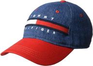 🧢 tommy hilfiger men's avery dad hat логотип