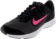 nike unisex kids downshifter running white active girls' shoes for athletic logo