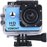 vemont full hd action camera 1080p 12mp sports cam, 2.0 inch underwater waterproof camera with mounting accessories kit – capture thrilling moments at 30m/98ft depth logo