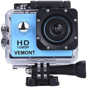 img 4 attached to VEMONT Full HD Action Camera 1080P 12MP Sports Cam, 2.0 Inch Underwater Waterproof Camera with Mounting Accessories Kit – Capture Thrilling Moments at 30m/98ft Depth