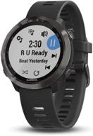 🏃 renewed garmin 010-01863-22 forerunner 645 music: gps running watch with pay contactless payments, wrist-based heart rate & music; 1.2-inch, slate logo