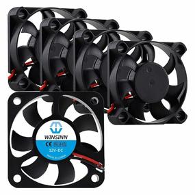 img 4 attached to 🌬️ WINSINN 50mm Fan 12V Brushless 5010 50x10mm - High Speed (Pack of 5Pcs): Efficient Cooling Solution for Electronics and Computer Systems