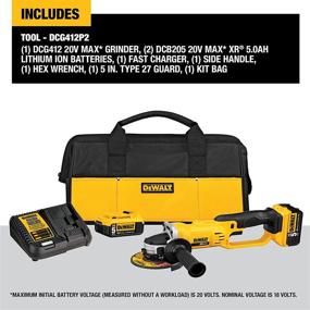 img 3 attached to DEWALT DCG412P2 Литиевый шлифовальный инструмент