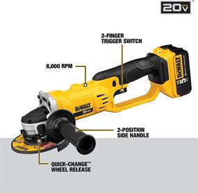 img 2 attached to DEWALT DCG412P2 Литиевый шлифовальный инструмент