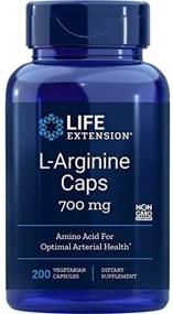 img 4 attached to 💙 Улучшите состояние артерий с помощью капсул L-Arginine от Life Extension 700 мг - без глютена, не содержат ГМО - 200 капсул