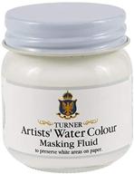 🎨 яркая водорастворимая маска для акварели turner colour works - банка 40 мл: разблокируйте творческий потенциал с точностью и легкостью логотип