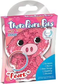 img 1 attached to 🐷 TheraPearl Children's Pals: Pearl The Pig - Non Toxic Reusable Animal Hot Cold Therapy Pack for Injuries, Pain Relief & Bee Stings