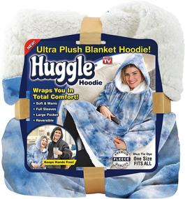 img 4 attached to Ontel Huggle Hoodie Blanket Tie Dye