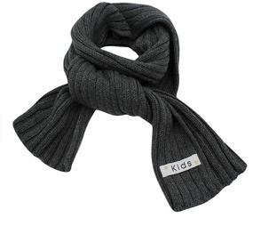 img 4 attached to RARITY US Unisex Thicken Fashion Scarves Girls' Accessories and Cold Weather