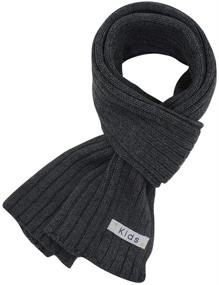 img 3 attached to RARITY US Unisex Thicken Fashion Scarves Girls' Accessories and Cold Weather