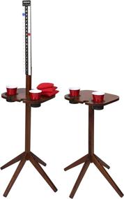 img 4 attached to GoSports ScoreCaddy: Outdoor Scoreboard Tables with Drink Holders - Ultimate Backyard Cornhole Score Tracker Set