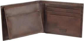 img 4 attached to 👝 Levi's Petite Blocking Passcase Stanyan Wallet: Men's Accessories, Card Cases & Money Organizers